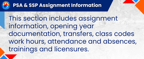 psa ssp assign